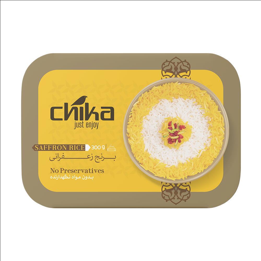 برنج زعفرانی چیکا 